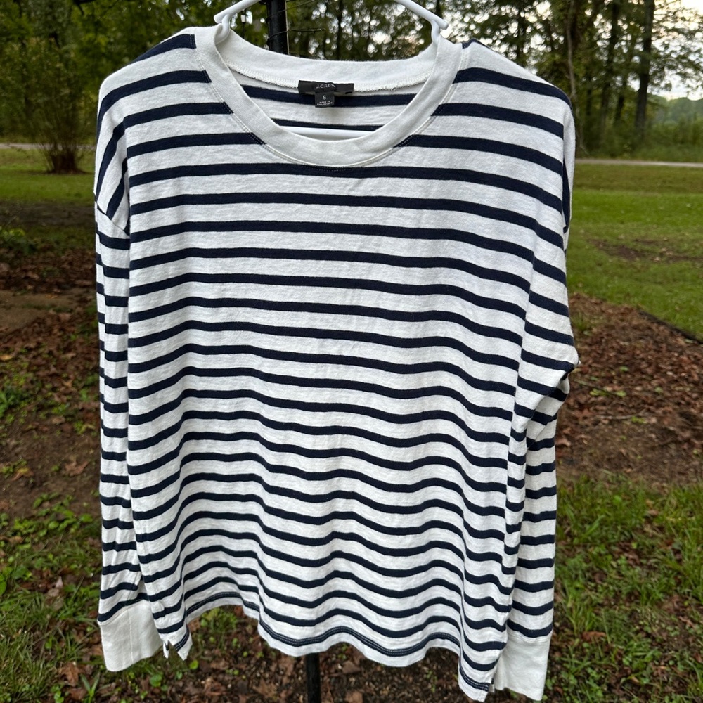 100% Cotton J. Crew Striped Top